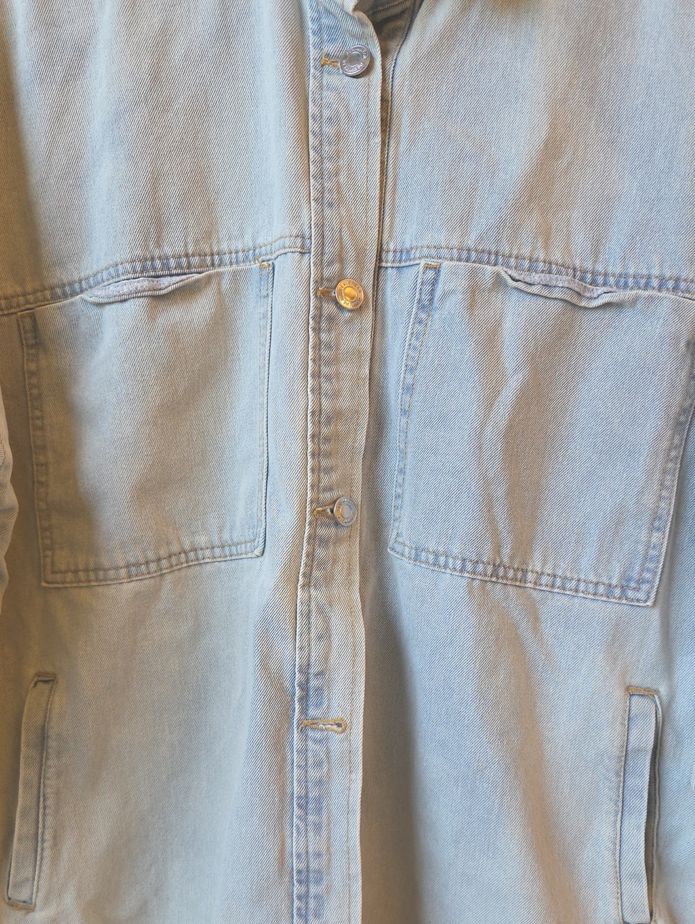Stoosh Baggy Denim Jacket Lightwash - Picture 4 of 11